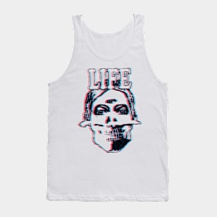 Life In 3D - Weird Third Eye Open Psychedelic Tank Top